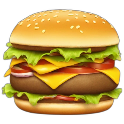 burger with stick man legs runing emoji