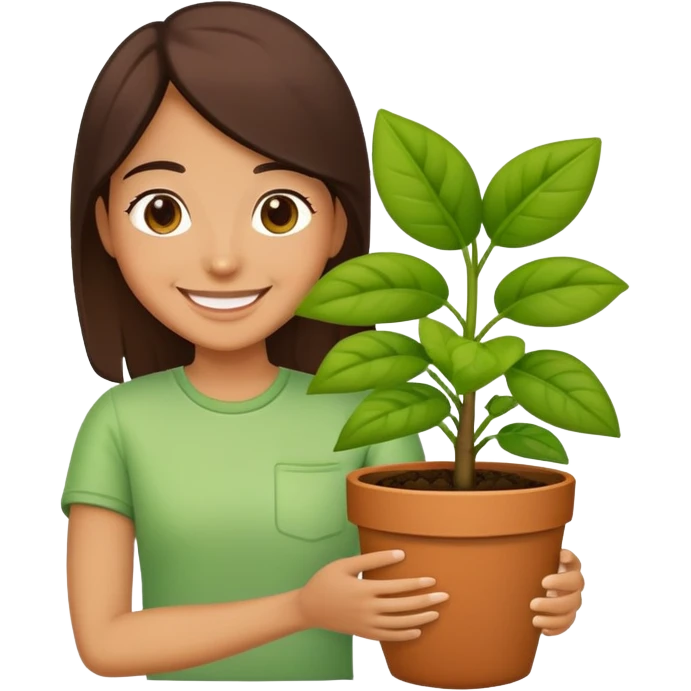 Plant mom emoji