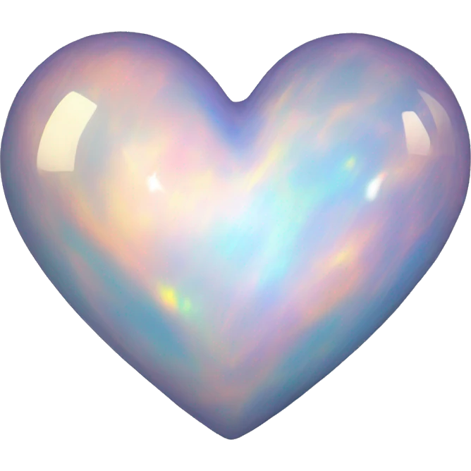 opal heart emoji