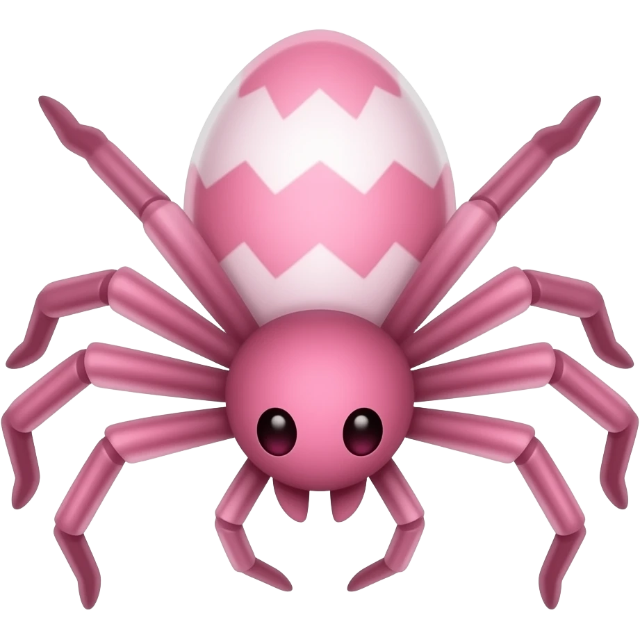 pink spider emoji