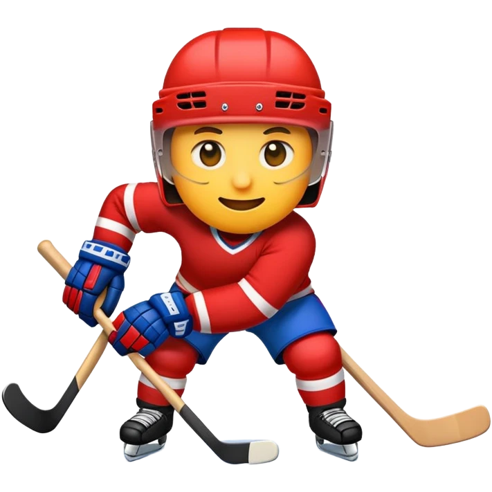 emoji playing hockey  emoji