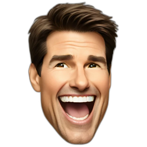 Tom Cruise laughing emoji