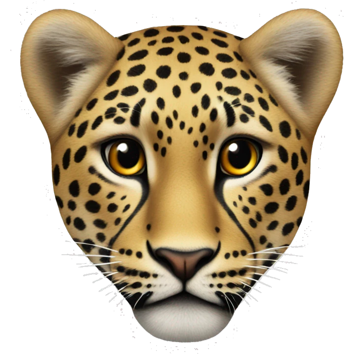 Hjärta med leopardmönster emoji