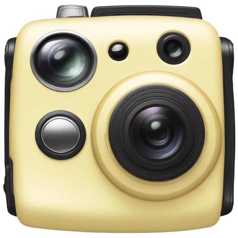 light yellow instax  emoji