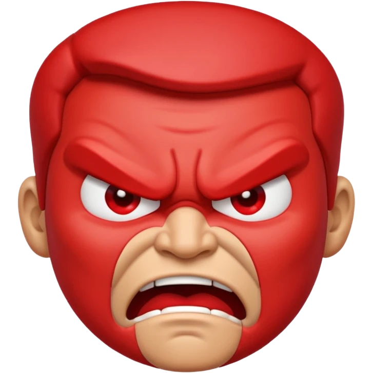Angry face emoji emoji