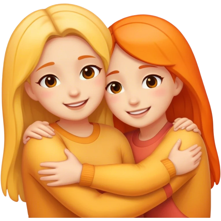 Sister hug emoji
