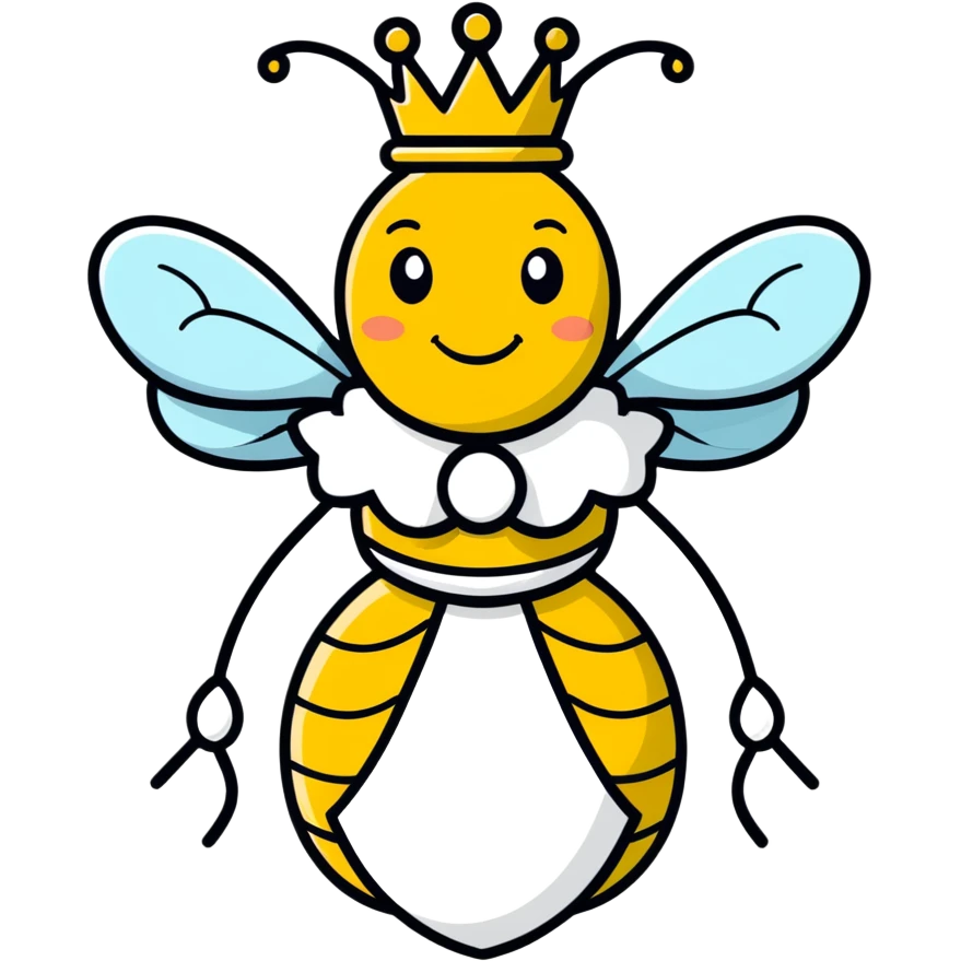 happy sweetest day from the queen bee and the hive leaders emoji