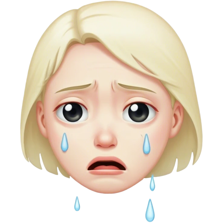 Cry baby  emoji
