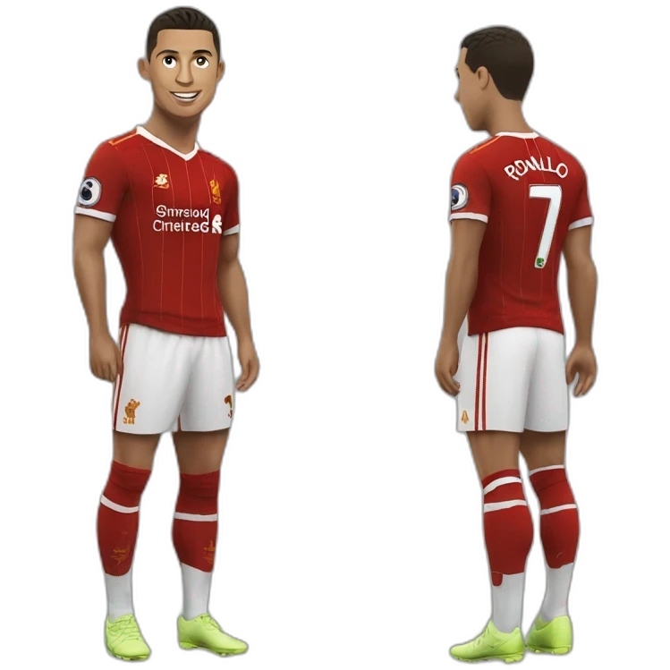 Ronaldo in liverpool emoji
