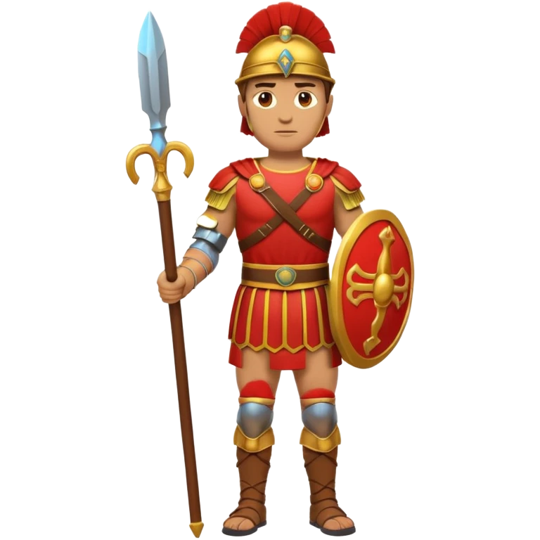 emoji de soldado romano alto y fuerte cuerpo entero emoji
