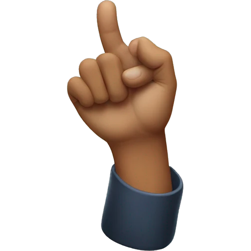 Sucking thumb emoji