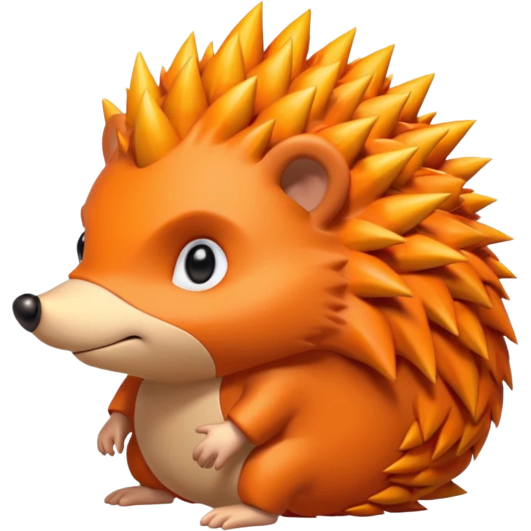 fire bender hedgehog emoji