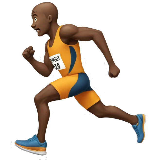 Run fast emoji