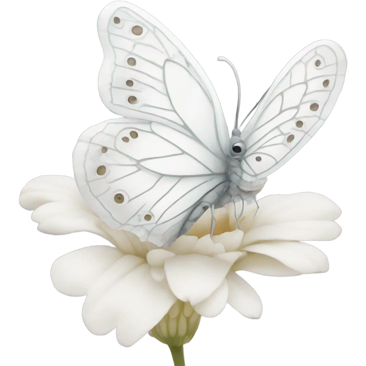 White butterfly emoji