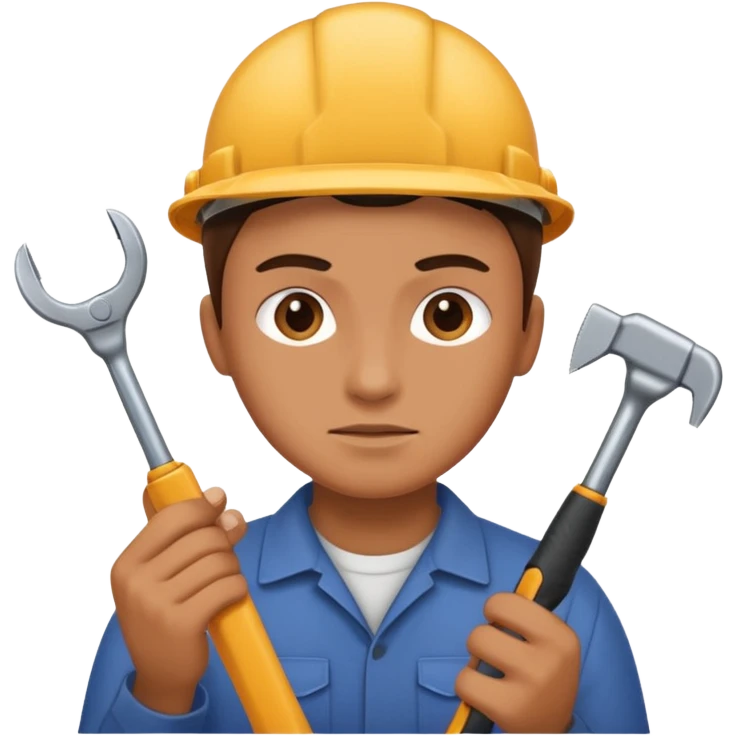 person Repairing a tool emoji