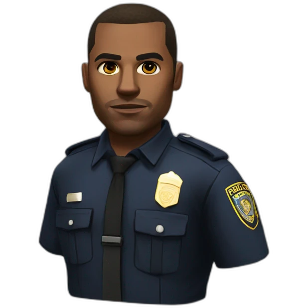 Gta V character cop emoji