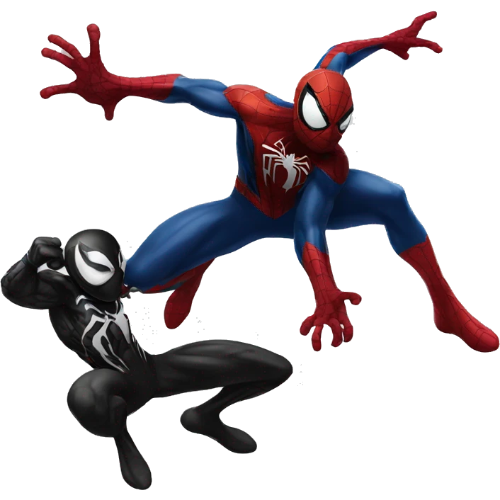 Spider-man vs venom emoji