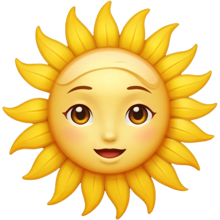 sun Beauty wiggling emoji