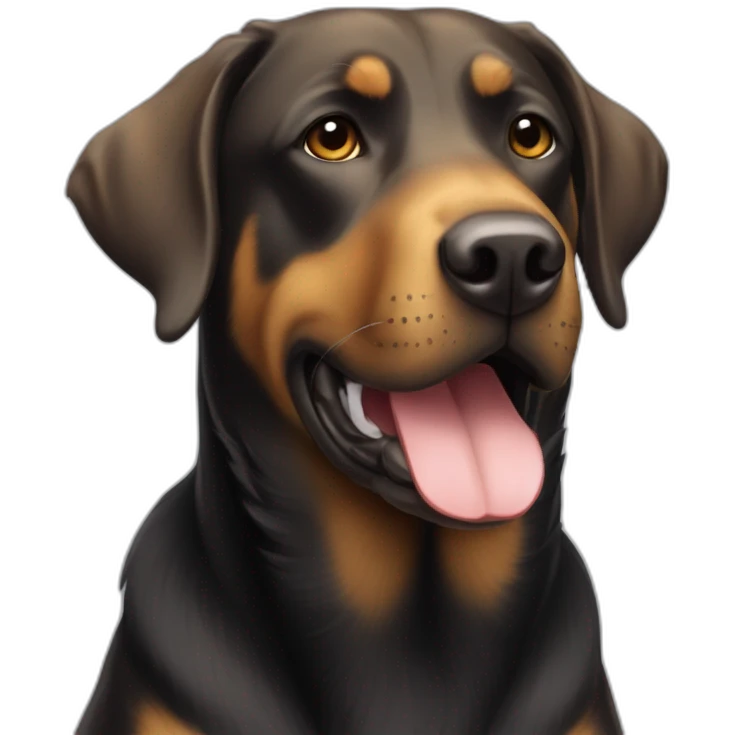 labrador crossed with beauceron emoji