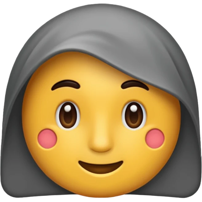 Unha cinza emoji