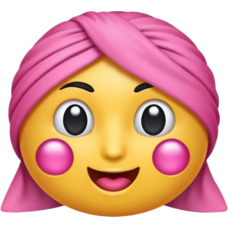 Um emoji de um laço rosa emoji