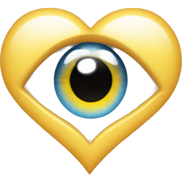 eye + heart + eye emoji