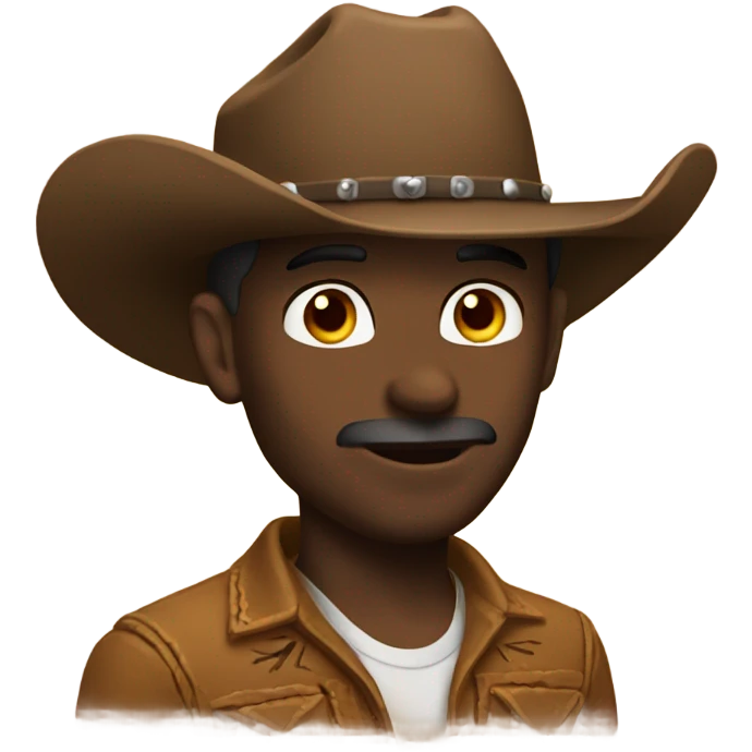 Cowboy with heart eyes emoji