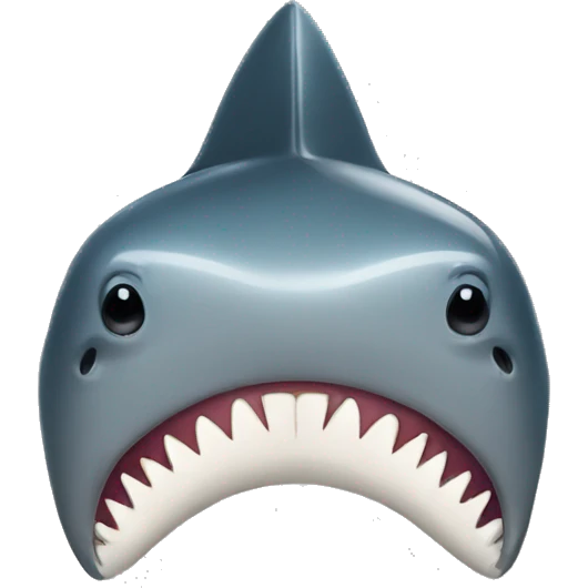 shark's tooth emoji