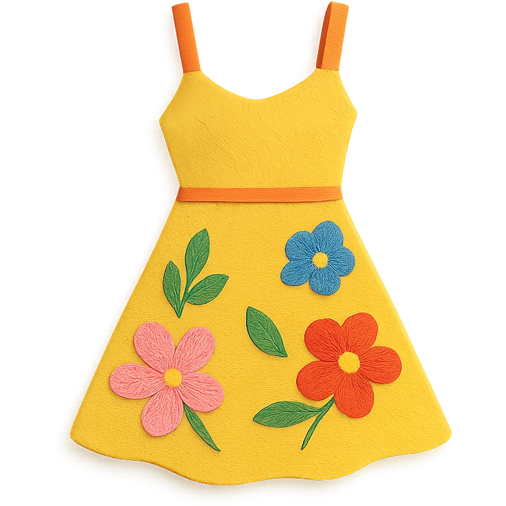 floral sundress emoji
