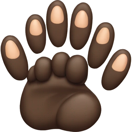 mole's paws emoji