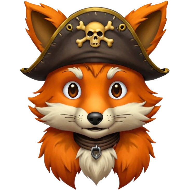 Foxy (from FNaF) animatronic  emoji