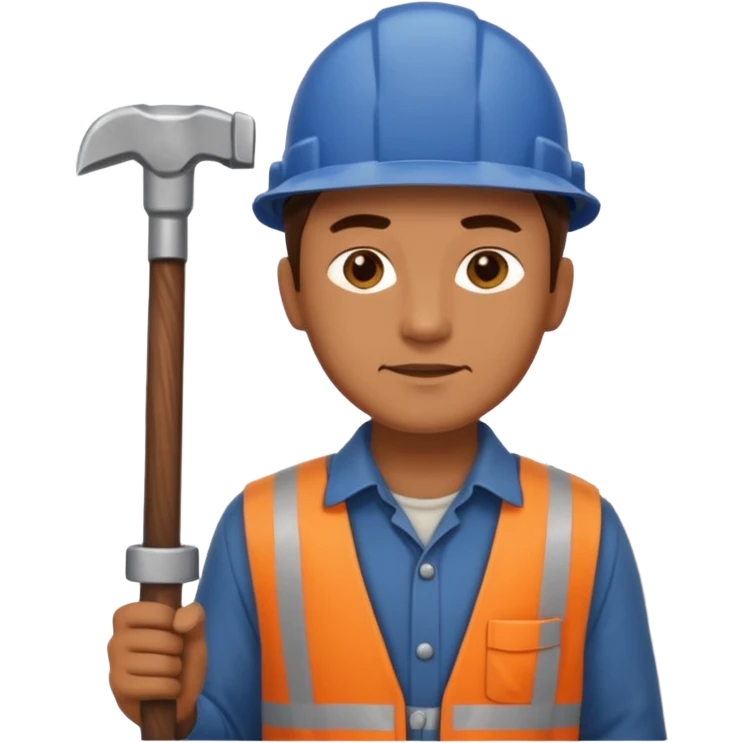 woodcutting man emoji