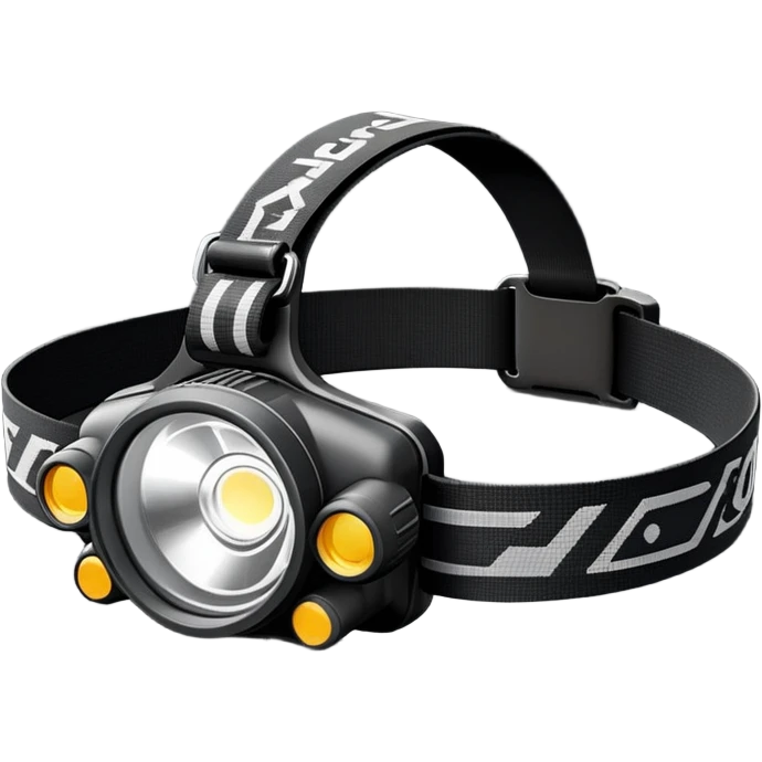 hiking headlamp flashlight emoji