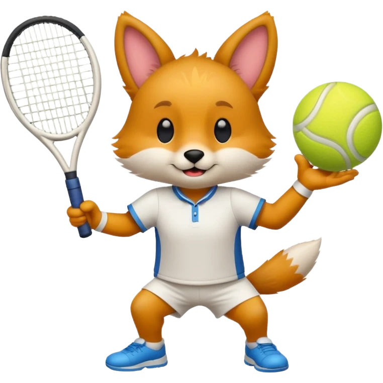 animal playing tennis emoji