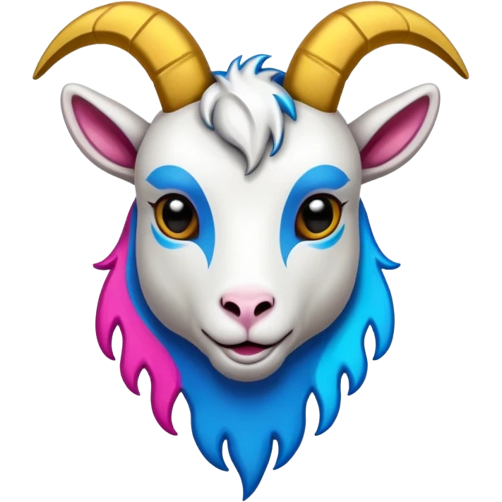 goat graffiti logo emoji