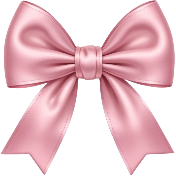 Light pink bow  emoji