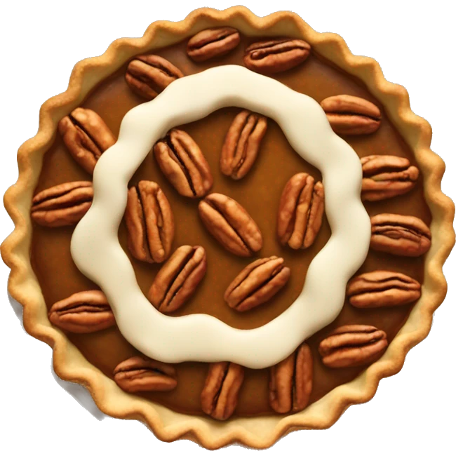 Pecan pie emoji