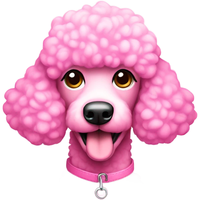 pink poodle emoji
