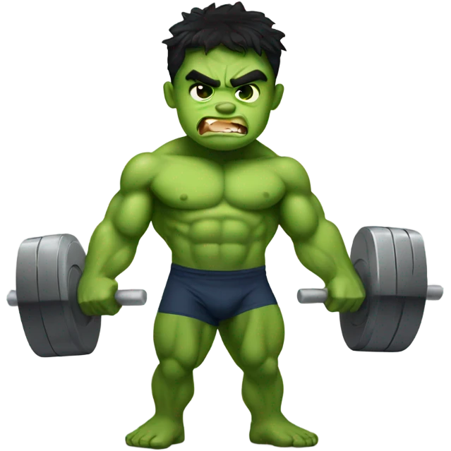 gym baby hulk emoji