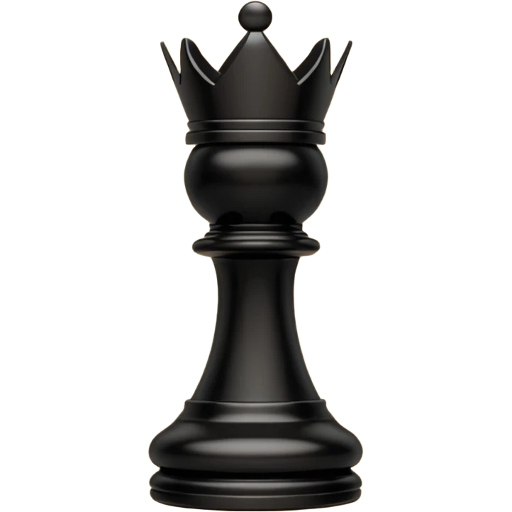 black chess piece, bishop piece emoji