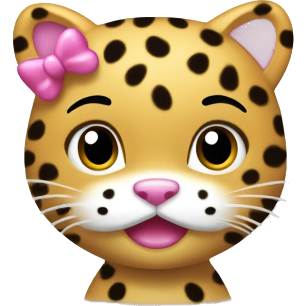 hello kitty cheeta emoji