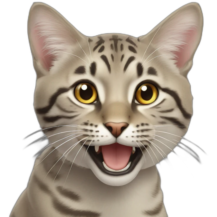 кот приветсвует emoji