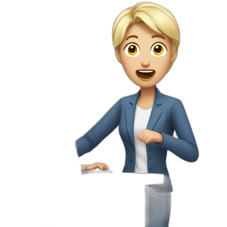ellen-yelling-at-employee emoji