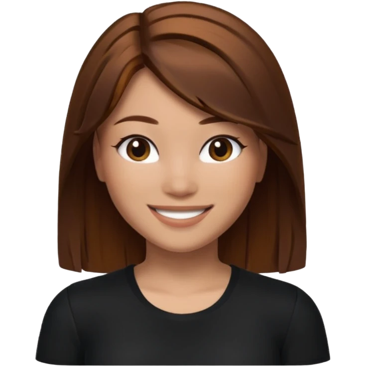 Roblox darians46 AVATARgirl whit brown hair and black shirt emoji