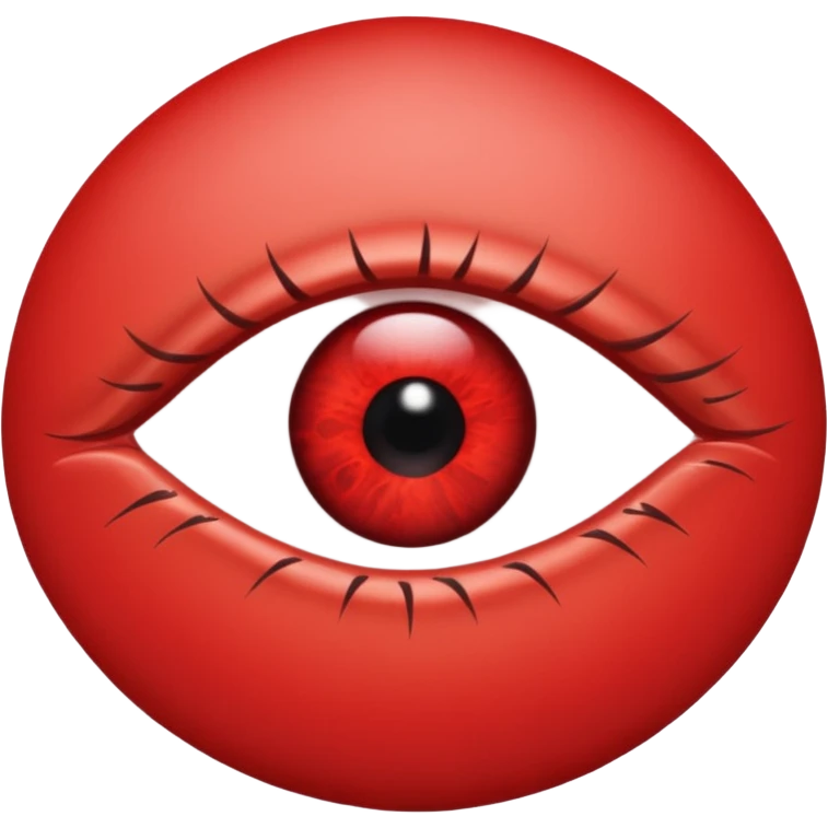 Angry Only single eye WITHOUT face emoji