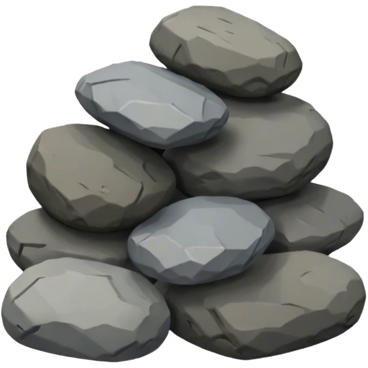 Stone emoji