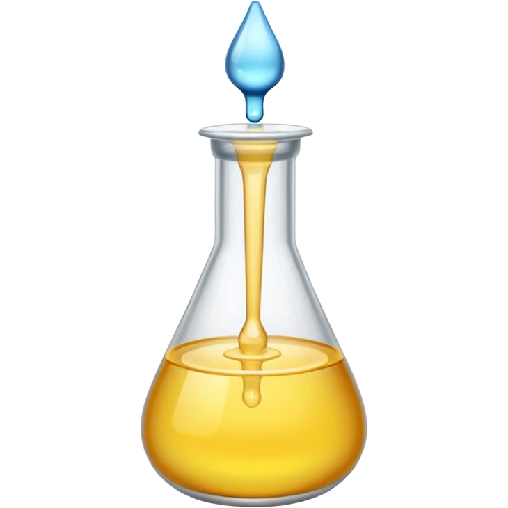 Glass dropper emoji