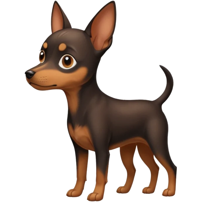 Pincher dog theme emoji