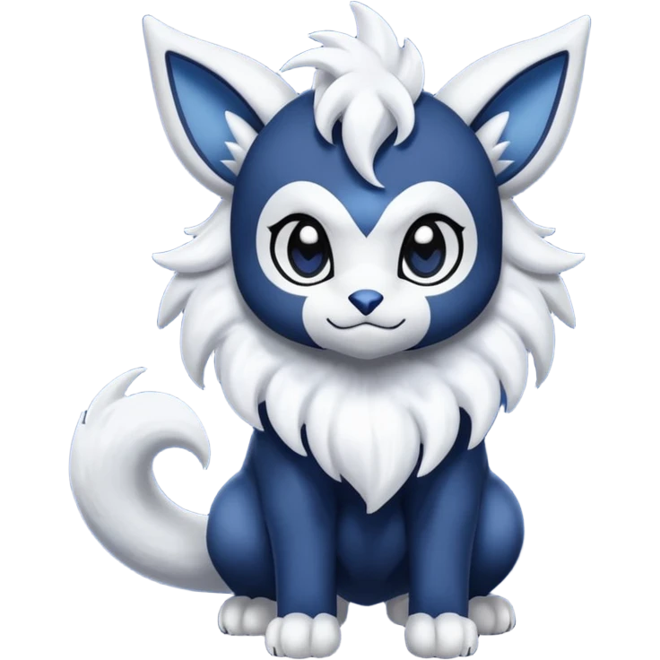 Absol-Meowstic-Fakémon-hybrid-creature (full body)  emoji
