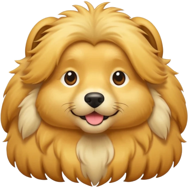 long fur dog emoji